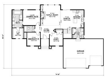 Floor Plan, 023H-0154