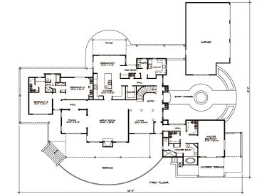 1st Floor Plan, 008H-0050