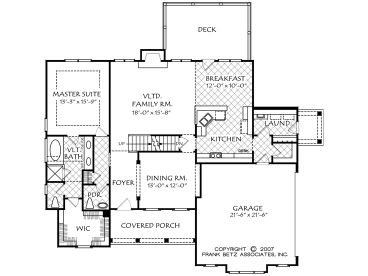1st Floor Plan, 086H-0058