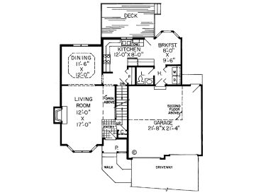 1st Floor Plan, 047H-0010
