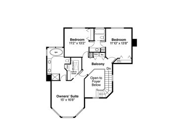 2nd Floor Plan, 051H-0386