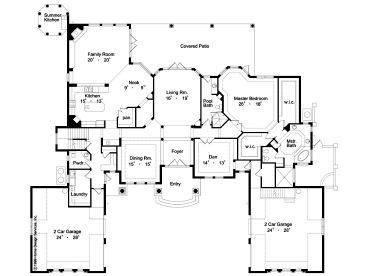 1st Floor Plan, 043H-0229
