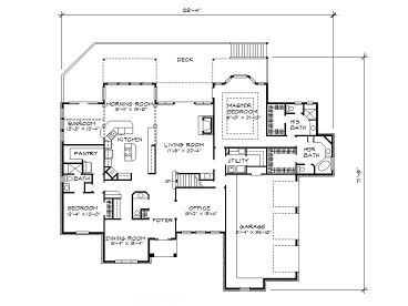 1st Floor Plan, 008H-0023