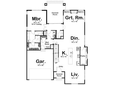 1st Floor Plan, 050h-0530