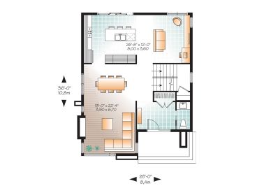 1st Floor Plan, 027H-0280
