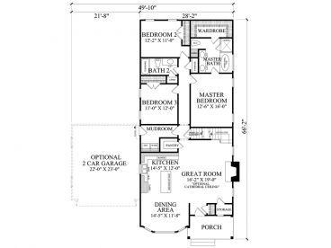 Floor Plan, 063H-0216