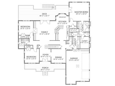 1st Floor Plan, 067H-0049