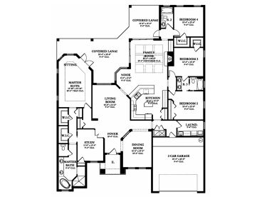 Floor Plan, 064H-0084