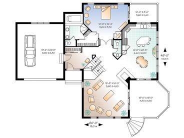 1st Floor Plan, 027H-0066