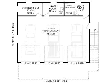 1st Floor Plan, 062G-0420