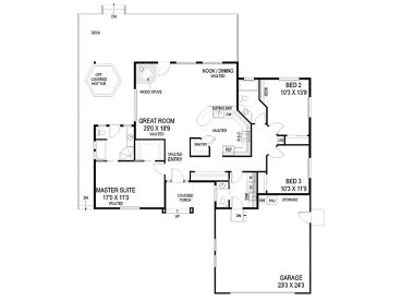 Floor Plan, 013H-0087