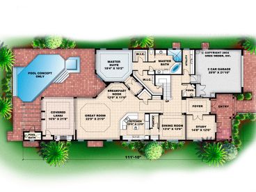 1st Floor Plan, 040H-0003
