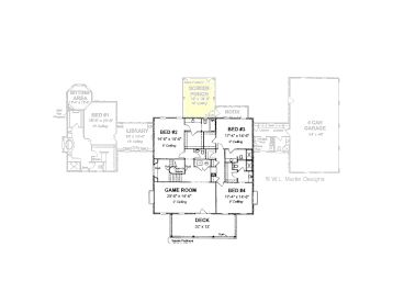 2nd Floor Plan, 059H-0090