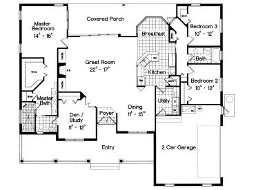 Floor Plan, 043H-0084