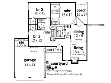 Floor Plan, 021H-0048