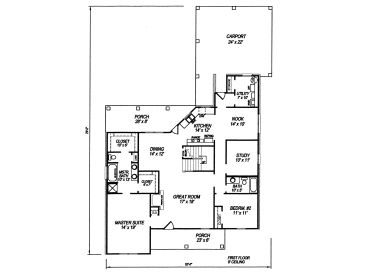 1st Floor Plan, 004H-0082