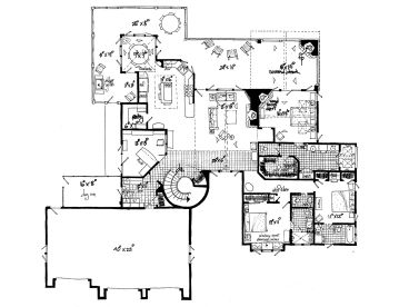 Floor Plan, 066H-0021