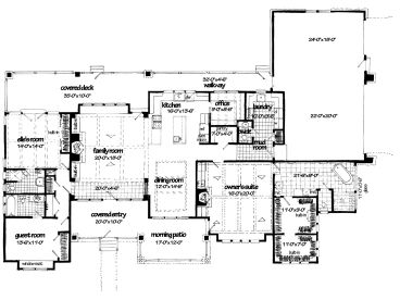 Floor Plan, 066H-0044
