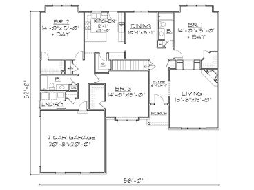 Floor Plan, 055H-0005