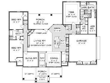Floor Plan, 021H-0256