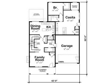 1st Floor Plan, 031H-0295