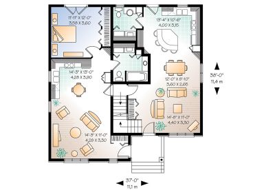 1st Floor Plan, 027H-0149