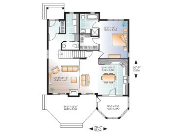1st Floor Plan, 027H-0413