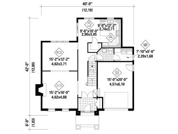 1st Floor Plan, 072H-0228