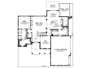 1st Floor Plan, 020H-0246
