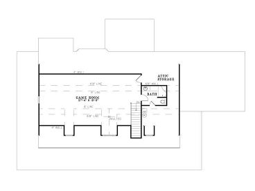 2nd Floor Plan, 025H-0125