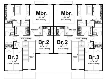 2nd Floor Plan, 050M-0028