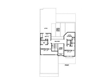 2nd Floor Plan, 036H-0062