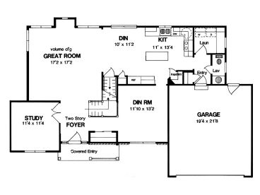 1st Floor Plan, 014H-0050