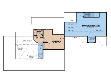 2nd Floor Plan, 074H-0180