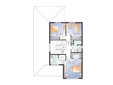 2nd Floor Plan, 027H-0298