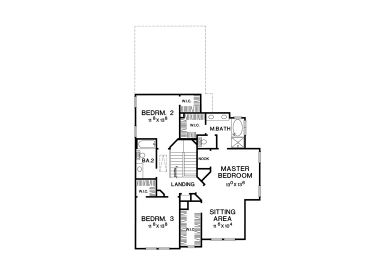 2nd Floor Plan, 036H-0057