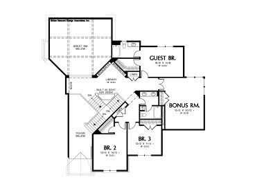 2nd Floor Plan, 034H-0141