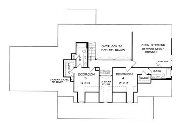 2nd Floor Plan, 019H-0075