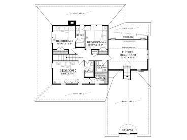 2nd Floor Plan, 063H-0235