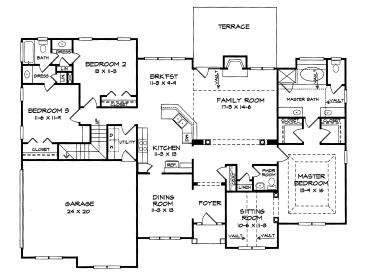 1st Floor Plan, 019H-0144