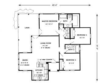Floor Plan, 054H-0021