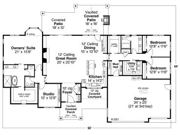 Floor Plan, 051H-0354