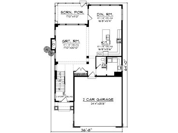 1st Floor Plan, 020H-0448