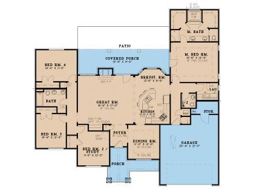 Floor Plan, 074H-0015