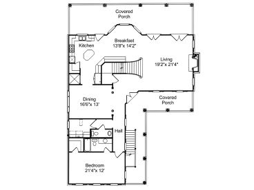 1st Floor Plan, 017H-0024