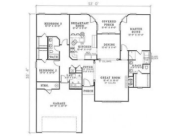 Floor Plan, 025H-0041