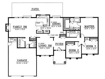 Floor Plan, 026H-0013