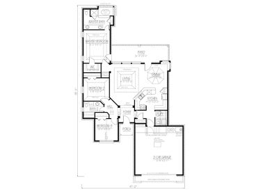 Floor Plan, 068H-0020