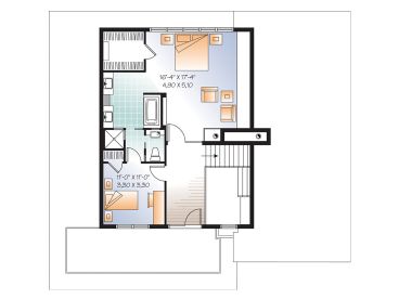 2nd Floor Plan, 027H-0188