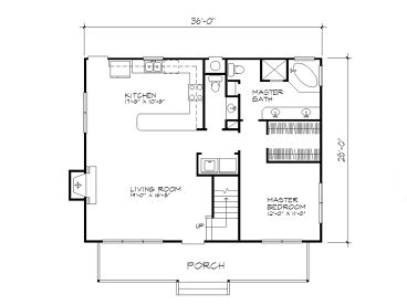 1st Floor Plan, 008H-0011